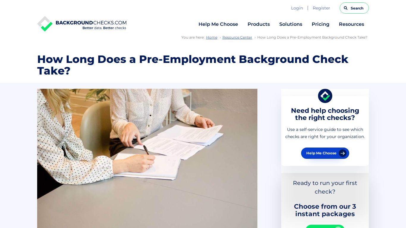 How Long Does a Pre-Employment Background Check Take?